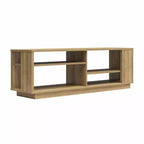 Mueble para TV contemporáneo de hasta 60" – Estantes escalonados, MDF, herrajes ocultos