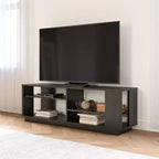 Mueble para TV contemporáneo de hasta 60" – Estantes escalonados, MDF, herrajes ocultos