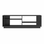 Mueble para TV contemporáneo de hasta 60" – Estantes escalonados, MDF, herrajes ocultos