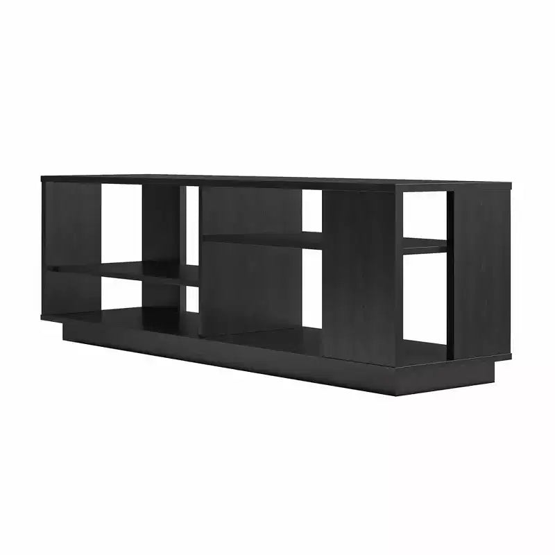 Mueble para TV contemporáneo de hasta 60" – Estantes escalonados, MDF, herrajes ocultos