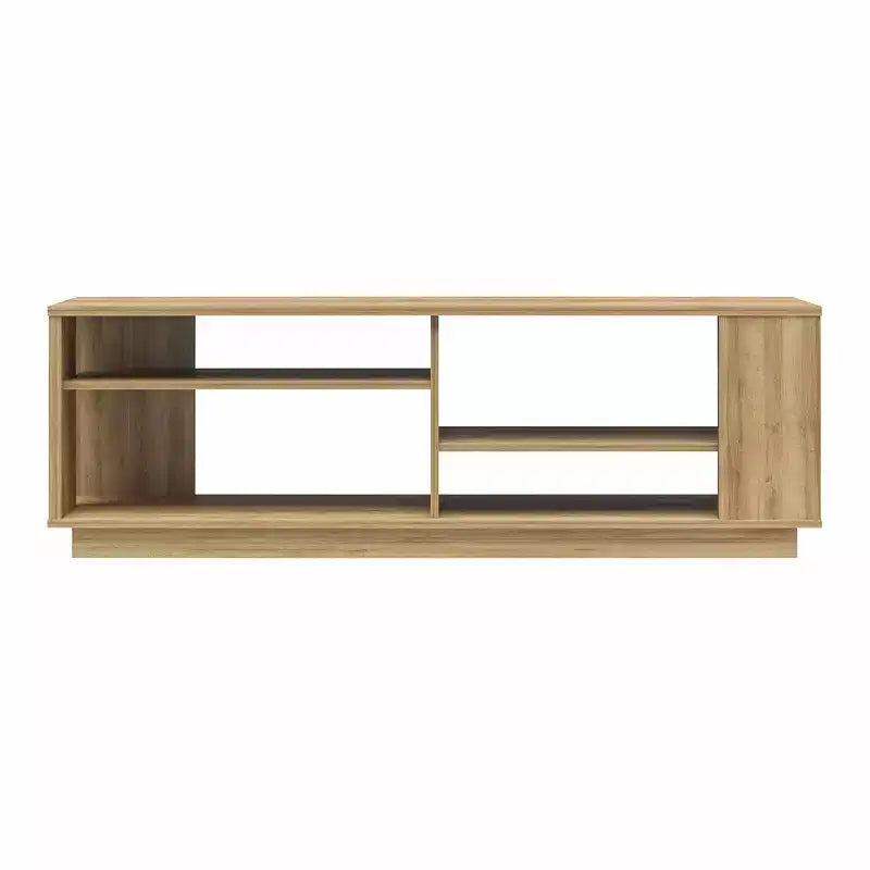 Mueble para TV contemporáneo de hasta 60" – Estantes escalonados, MDF, herrajes ocultos