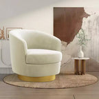 Sillón Acentual Giratorio de Terciopelo 360° – Taburete para Tocador, Salón y Dormitorio