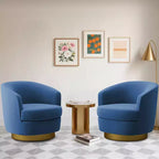 Sillón Acentual Giratorio de Terciopelo 360° – Taburete para Tocador, Salón y Dormitorio
