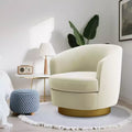 Sillón Acentual Giratorio de Terciopelo 360° – Taburete para Tocador, Salón y Dormitorio