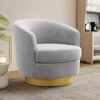 Sillón Acentual Giratorio de Terciopelo 360° – Taburete para Tocador, Salón y Dormitorio