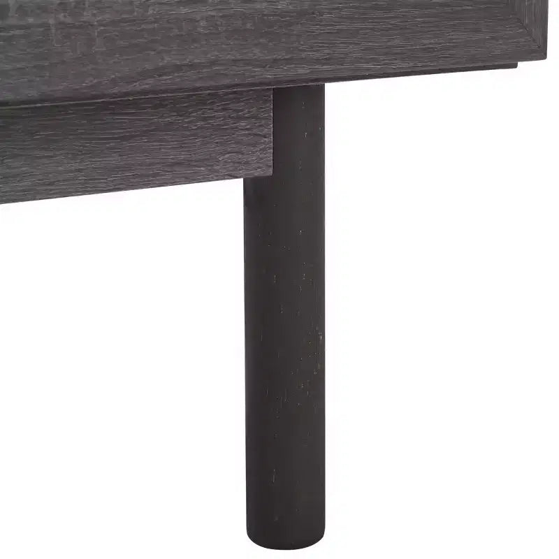 Aparador y mueble de TV de 2 puertas y 3 cajones – Nogal, malla dorada, apto para televisores de hasta 60"