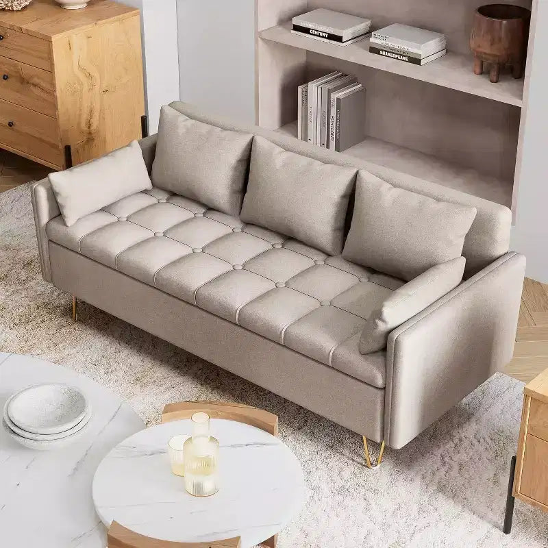 Estantería grande de 70" con cajón – Madera maciza, chapa de madera, 3 estantes, rieles de extensión total