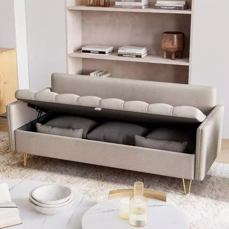 Estantería grande de 70" con cajón – Madera maciza, chapa de madera, 3 estantes, rieles de extensión total