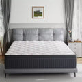 Swedrea Hybrid Mattress Breathable Medium Cooling Memory Foam Bed-in-a-Box White