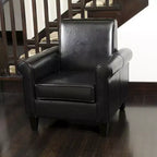 Estantes flotantes de pared de escalera industrial de 3 niveles – Madera natural, estructura metálica de tubo negro