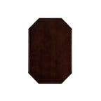 Mesas auxiliares plegables de TV, Espresso Brown, Octogonales, Juego de 4