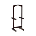 Mesas auxiliares plegables de TV, Espresso Brown, Octogonales, Juego de 4