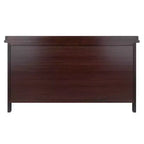 Banco de Almacenamiento para Entrada – Nogal, Compuesto de Madera, 3 Cajones, 2 Asientos