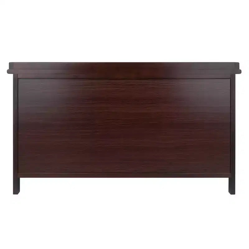 Banco de Almacenamiento para Entrada – Nogal, Compuesto de Madera, 3 Cajones, 2 Asientos