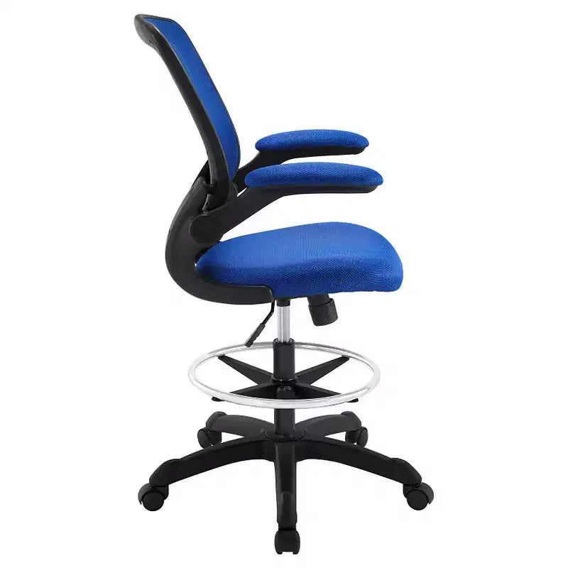 Taburete ergonómico de dibujo con reposabrazos abatibles – Malla transpirable, altura ajustable, 150 kg