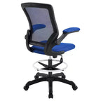 Taburete ergonómico de dibujo con reposabrazos abatibles – Malla transpirable, altura ajustable, 150 kg