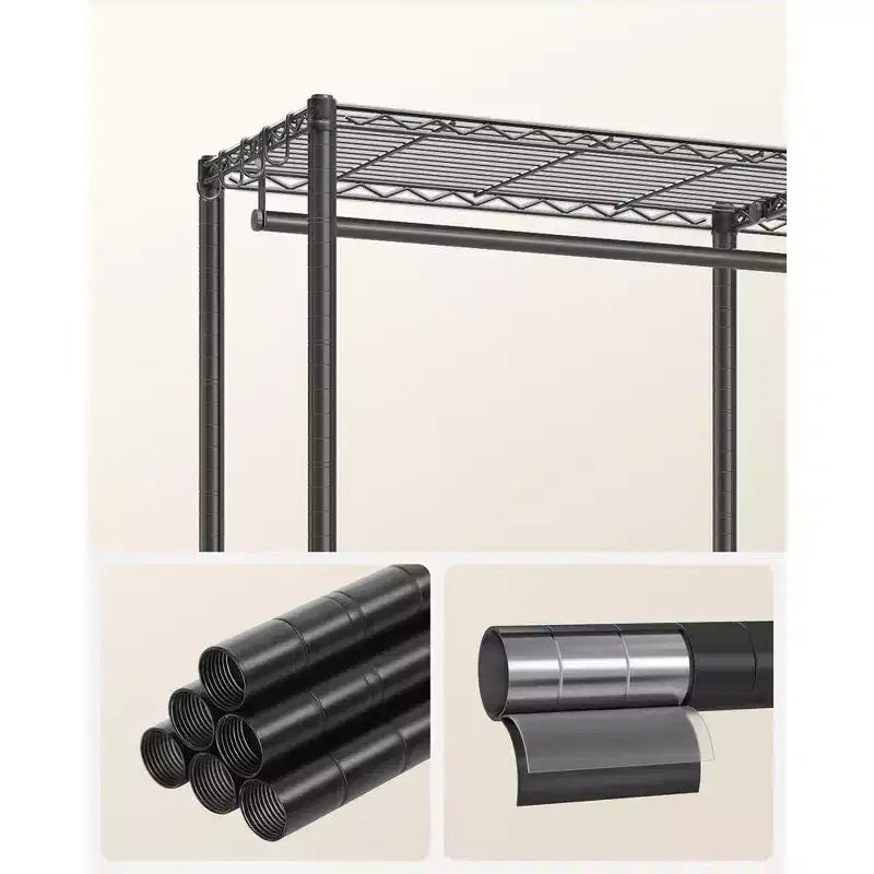 Base de cama plataforma King Size – Cabecero de 51", pie de cama romano, 3 cajones de almacenamiento