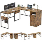 Mesa alta de bar – blanca, acabado de alto brillo, 6 compartimentos de almacenamiento, base de tubo de metal