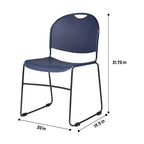 Estantería modular moderna apilable de 2 cubos de 23.7" – MDF, antivuelco, 34 kg de capacidad