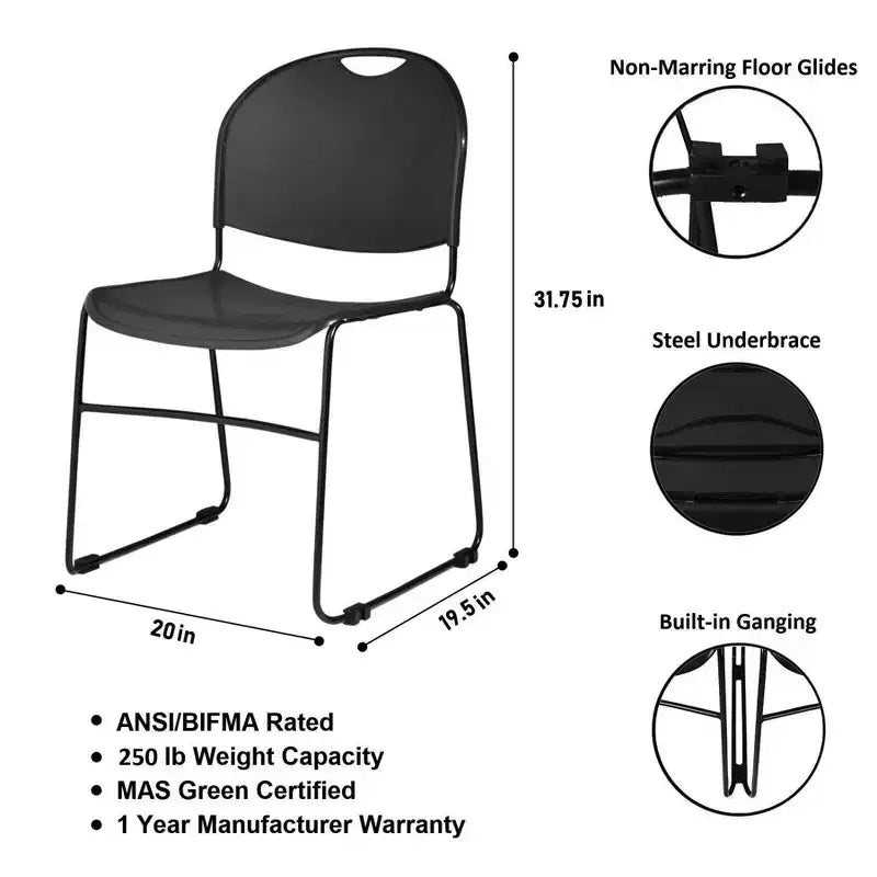 Estantería modular moderna apilable de 2 cubos de 23.7" – MDF, antivuelco, 34 kg de capacidad