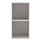 Mesa de centro geométrica de 2 niveles con estantes de almacenamiento – Moderna, impermeable, antideslizante