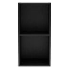 Mesa de centro geométrica de 2 niveles con estantes de almacenamiento – Moderna, impermeable, antideslizante