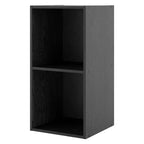 Mesa de centro geométrica de 2 niveles con estantes de almacenamiento – Moderna, impermeable, antideslizante