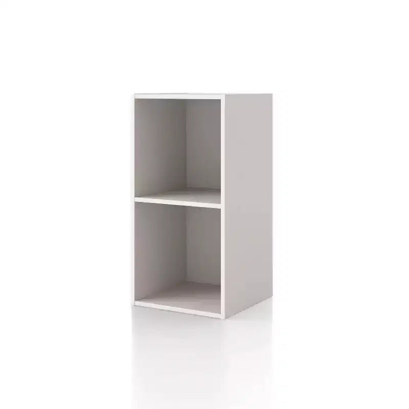 Mesa de centro geométrica de 2 niveles con estantes de almacenamiento – Moderna, impermeable, antideslizante